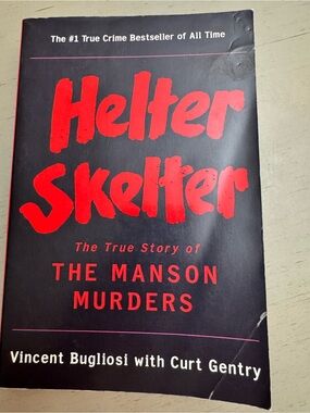 Helter Skelter by Vincent Bugliosi - fair shape classic true crime book.